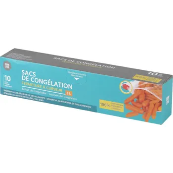 Pytle na odpadky DOCHTMANN Sáčky na potraviny do mrazáku, uzavíratelné 10ks