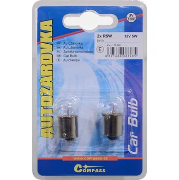 Compass Žárovka 12V 5W Ba15s R5W 2ks DBB