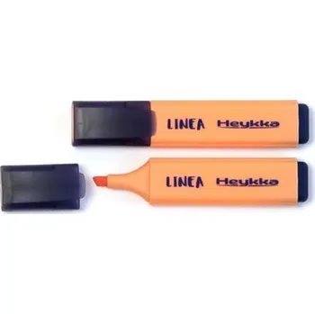 Zvýrazňovač Zvýrazňovač Heykka Linea - pastelově oranžový