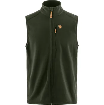 Pánská vesta vesta pánská FJÄLLRÄVEN Övik Lite Fleece Vest M Deep Forest - M