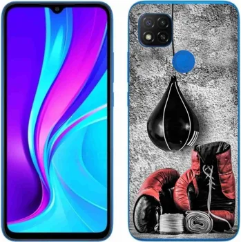 Boxovací pytel Gelový kryt mmCase na Xiaomi Redmi 9C - boxovací pytel a rukavice