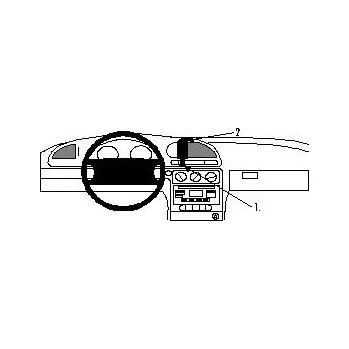 Brodit ProClip montážní konzole na palubní desku pro Ford Mondeo 97-00, 852348