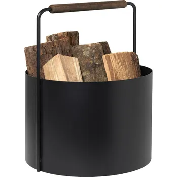 Koš na dřevo ASHI, hnědá, Blomus