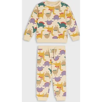 Chlapecké tričko Sinsay - Vzorovaná pletená souprava - krémová - 581EM-01X - 581EM-01X-86