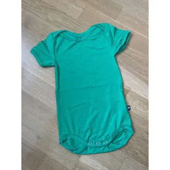 Bambusové body krátký rukáv - zelená, Duomamas Velikost: 74