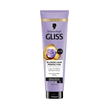 Vlasová regenerace Gliss maska 150ml Blonde Perfector