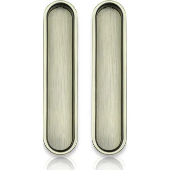 Dveřní kování Cobra mušle pro posuvné dveře bez otvoru oválná M101 (bronz)