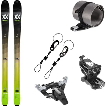 Sjezdové lyže Skialpinistický set Volkl Rise 80 s pásy a vázáním Dynafit Speed Turn