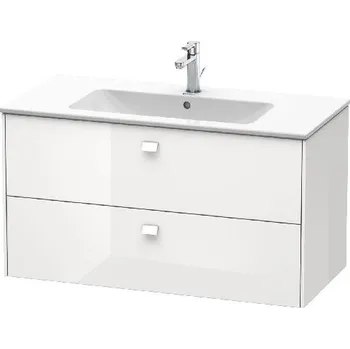 Koupelnový nábytek Duravit Brioso - Umyvadlová skříňka 55x102x48 cm, 2 zásuvky, lesklá bílá BR410302222