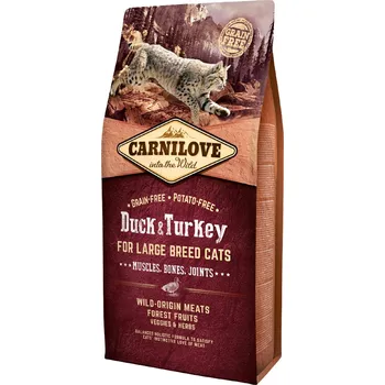 Pro kočku Carnilove Large Breed Cat Duck & Turkey 6 kg