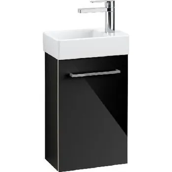 Koupelnový nábytek Villeroy & Boch Avento - Umyvadlová skříňka, 34x51x20 cm, 1 dvířka, Crystal Black A87601B3