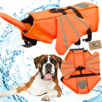 Obleček pro psa KAPOK pro psa plovací vesta do vody SE KŘÍDLY XXL