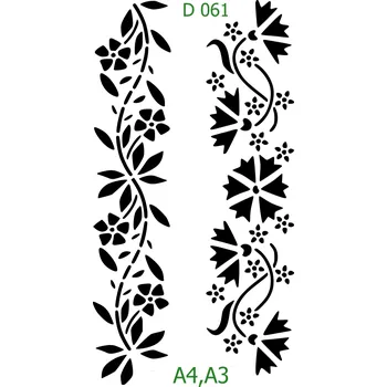 Šablona D 061 - A4 , Lepící fólie