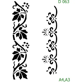 Šablona D 063 - A4 , Lepící fólie