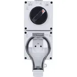 Solight 5B351 zásuvka s vypínačem IP66 5B351