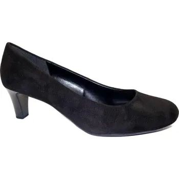 Dámské lodičky Vycházková obuv-lodičky, Gabor, černá: Černá Syntetika 28 42 F - užší střih (29186-29186)