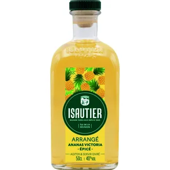 Rum Isautier Arrangé Ananas Victoria Epicé 0,5 l (holá láhev)