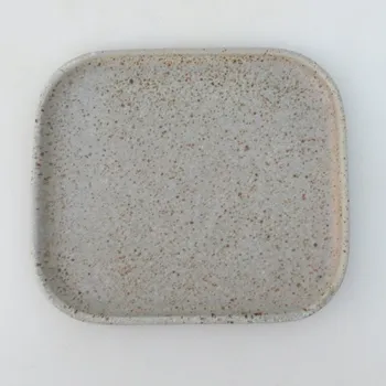 Květináč Keramická podmiska H38 -12 x 11 x 1 cm - béžová