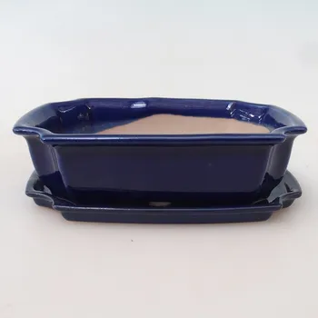 Květináč Bonsai miska + podmiska H03 - 16,5 x 12 x 4,5 cm.