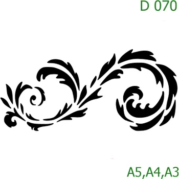 Šablona D 070 - A5 , Nelepící folie