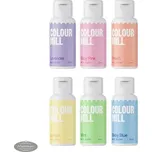 Colour Mill Sada pastelových barev do čokolád -Mill Oil Blend Pastel 6 ks