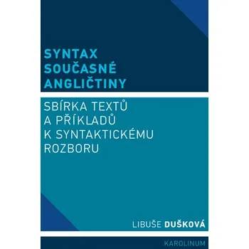 Poezie Syntax současné angličtiny