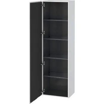 Koupelnový nábytek Duravit L-Cube - Vysoká skříňka 176x50x36 cm, panty vlevo, bílá mat LC1181L1818