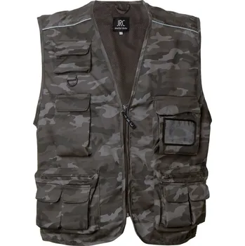 Pánská bunda James Ross Vesta New Safari camouflage grey XXL