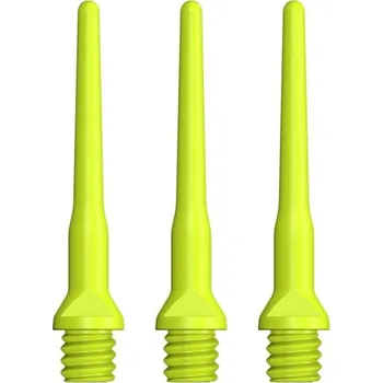 Příslušenství pro šipky Designa Hroty Tufflex long - 500 ks - yellow neon