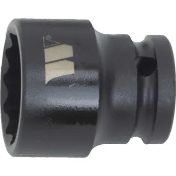 Gola hlavice Mělká nástrčná hlavice pro rázové utahováky, 1/2", 12ti hran, CrMo, 32 mm, Welzh (Welzh Werkzeug)