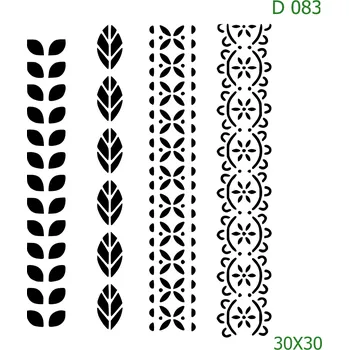 Šablona D 083 - 30 x 30 cm , Lepící fólie