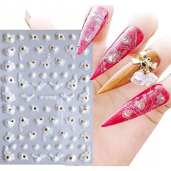 Samolepky na nehty - Vzory krajky