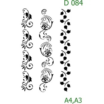 Šablona D 084 - A3 , Nelepící folie