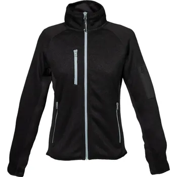 Dámská mikina James Ross Pletená fleecová mikina Monviso dámská černá M