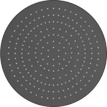 Sprchová hlavice Laufen Sprchové příslušenství - Hlavová sprcha, průměr 30 cm, matná černá H3679810812321