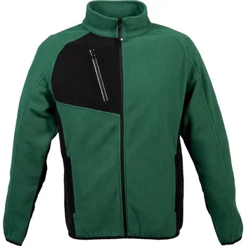 Pánská mikina James Ross Fleecová mikina Edimburgo pánská zelená 3XL