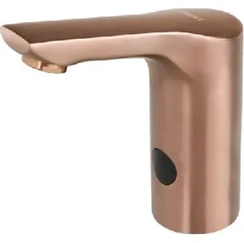Vodovodní baterie Sanela - Elektronický umyvadlový ventil, bateriové napájení, růžové matné zlato SLU 62FXB