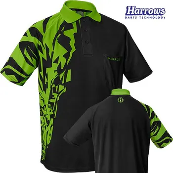 Pánská košile Harrows Košile Rapide - Black & Green - 4XL
