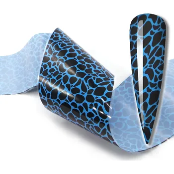 Fólie na zdobení nehtů 10x4 cm - Leopardí vzor