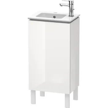 Koupelnový nábytek Duravit L-Cube - Umyvadlová skříňka 86x42x29 cm, pravá, 1 dvířka, lesklá bílá LC6273R2222