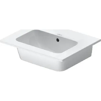 Umyvadlo Duravit ME by Starck - Nábytkové umyvadlo 53x43 cm, s WonderGliss, matná bílá 23365332601