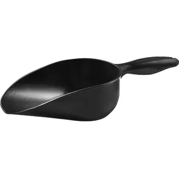 Plastová lopatka na krmení Waldhausen 0,5 l černá