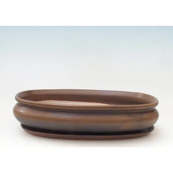 Květináč Bonsai miska + podmiska H15 - 25,5x17,5x6 cm.