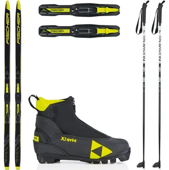 Běžky Fischer Sprint Crown JR + FISCHER XJ Sprint + ITALBASTONI XC Nordic