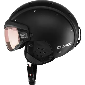 Lyžařská helma CASCO SP-6 Visor Black Vautron Multilayer Černá 54-58 cm
