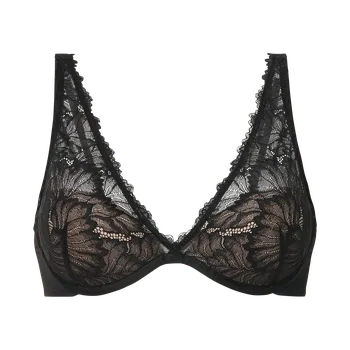 Podprsenka esmara® Dámská krajková podprsenka (černá, 85C)