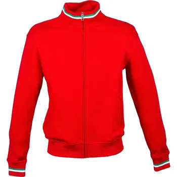 Pánská mikina James Ross Svetr Venezia pánský červená 3XL