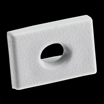 LED lišta KM Lumiled Záslepka do profilu KM33 z otworem szara tworzywo sztuczne