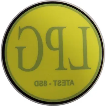 Samolepicí dekorace na vozidlo Samolepka LPG vnitřní 70 mm ATEST-8SD 1ks