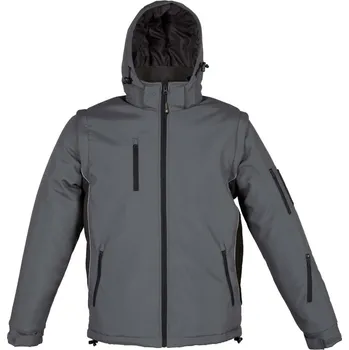 James Ross Bunda Locarno šedá/černá XL